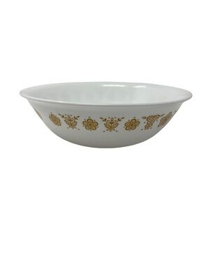 Vintage Corelle Butterfly Gold Large Serving Bowl 8.5"